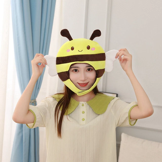 Animal Cap Ear Protection Warm Children Cartoon 3d Bee Headdress Cold Resistant