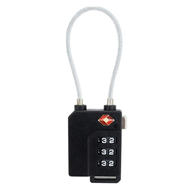 Steel Wire Security Lock Cupboard Cabinet Locker Suitcase Luggage Coded Lock