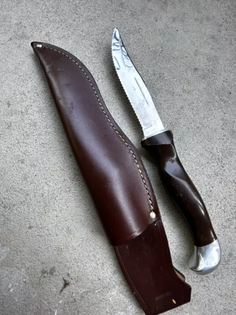 Cutco Hunting Knife 1769 KG Full Serrations w/ Sheath