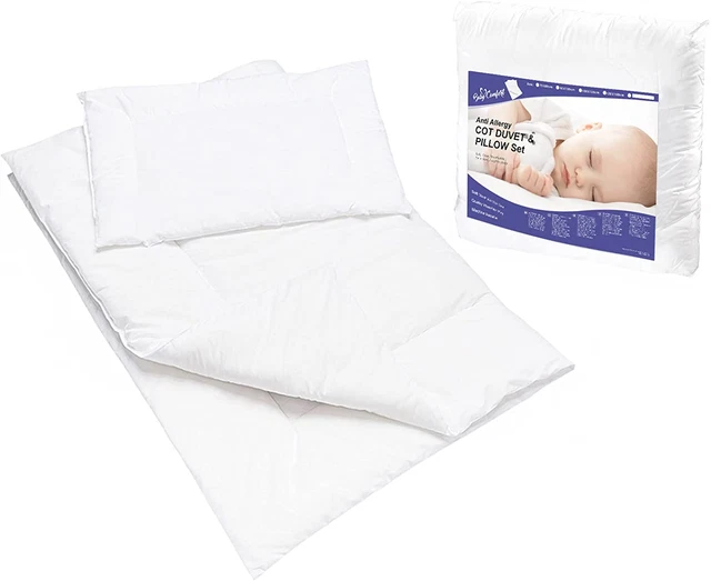 Juego de edredón y almohada Baby Comfort 120x90 cm para cuna