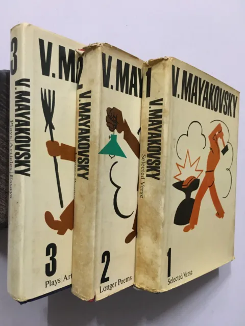Vladimir Mayakovsky. Selected Works. 3 Volumes. Moscow. 1985. HB