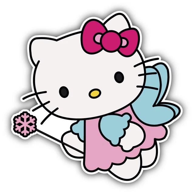 HELLO KITTY CARTOON Sticker Bumper Decal ''SIZES'' 3.75 PicClick
