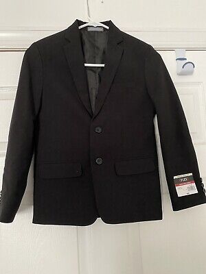 NEW NWT VAN HEUSEN, BOY'S SIZE 10 Black Blazer Jacket, Suit Coat $85