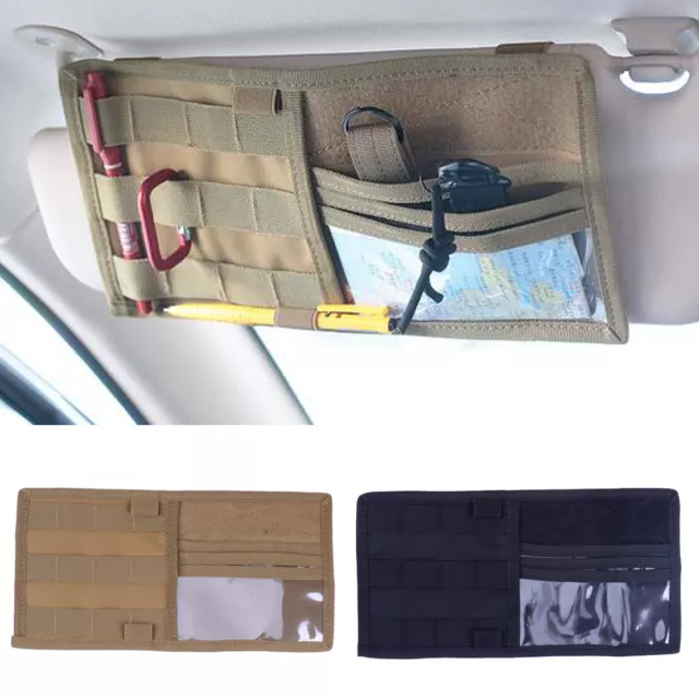 Multi-purpose Auto Car Sun Visor Organizer Pouch Bag CD Card Storage Holder