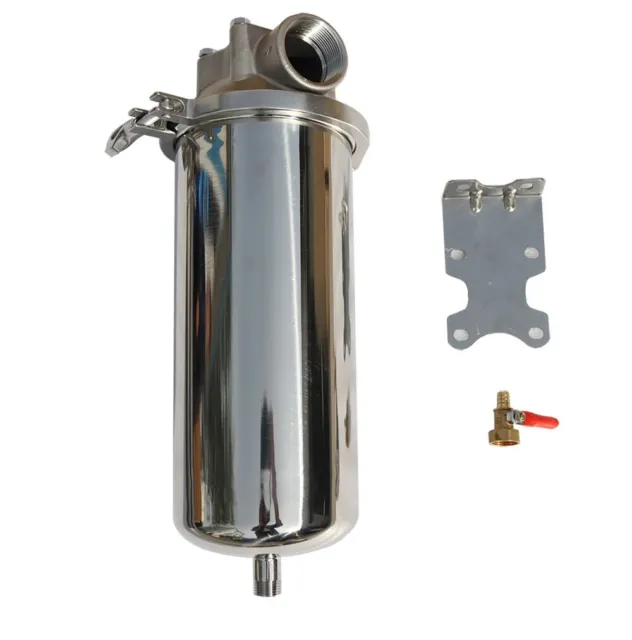 Carcasa filtro de agua TECHTONGDA 1.5""NPT para cartuchos de acero inoxidable 304 de 10"L