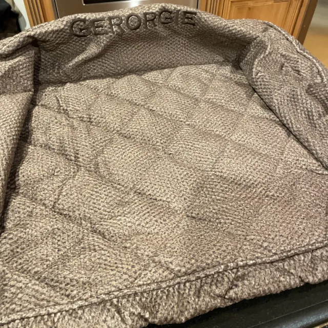 NEW ORVIS Bolster Dog Bed Cover Only Small Tweed Mono