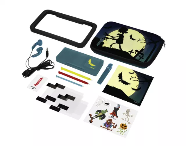 Hama Undead Halloween 15in1 Zubehör Set Nintendo New 3DS / XL Tasche Case 073