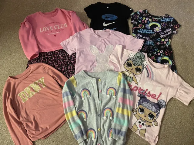 Large Girls Clothes Bundle - Size 5-6 Years - 7 Items