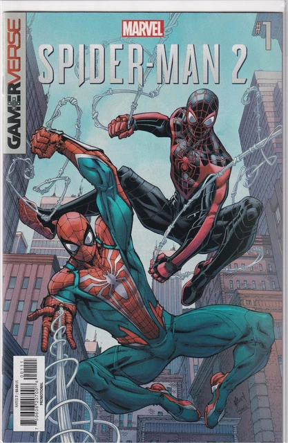Gamerverse MARVEL SPIDER-MAN: 2 #1 GAMER VERSE Miles Morales Promo 2023 1st Hood