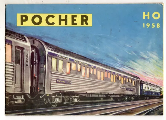 catalogo  trenini     pocher   rivarossi   1958