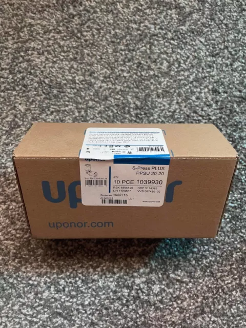 10 x Uponor S-Press Plus 20 mm Ellbogen PPSU 20-20