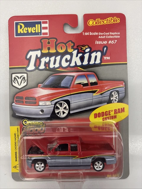 REVELL DODGE RAM Truck With Cap Hot Truckin' Die Cast Issue