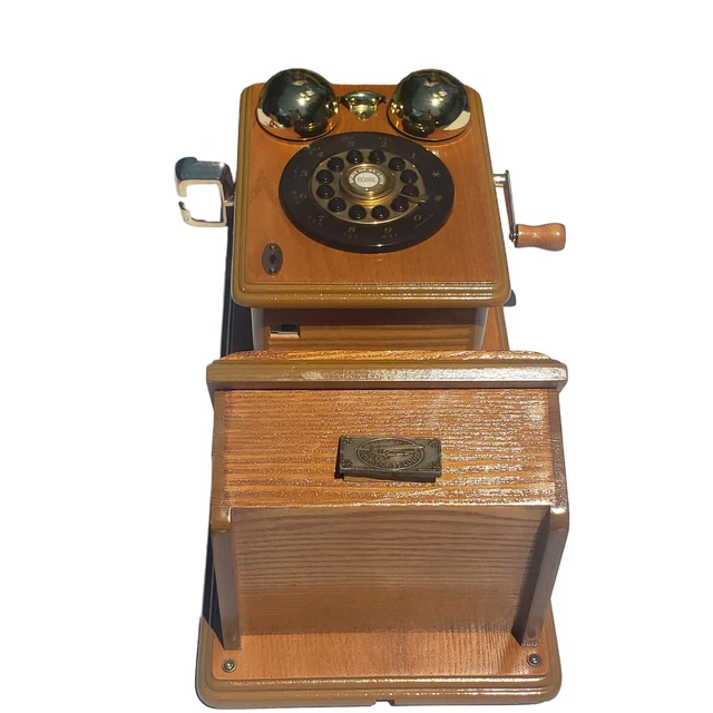 COUNTRY STORE 1927 Spirit Of St. Louis Replica Wood Wall Telephone Top