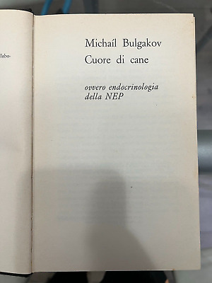 Michail Bulgakov-Cuore Di Cane-De Donato Editore-1967