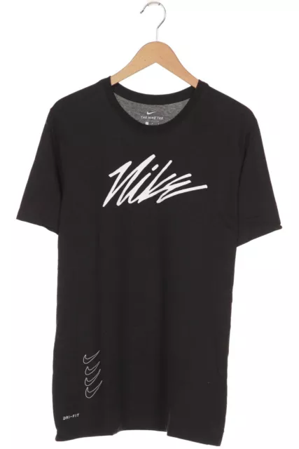 Nike T-Shirt Herren Oberteil Shirt Sportshirt Gr. L Baumwolle Schwarz #v9lvngv