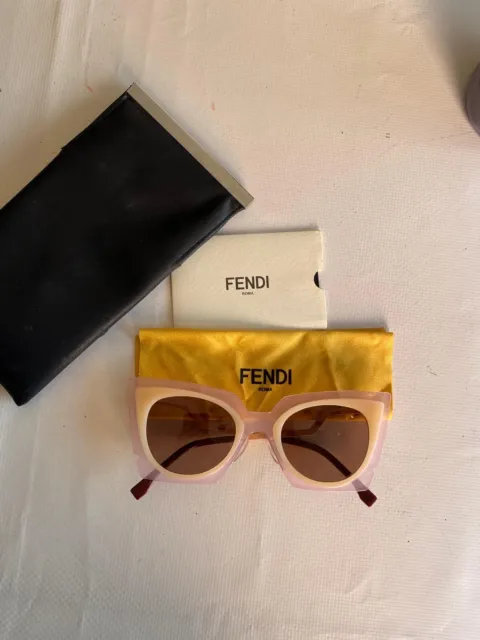 Fendi - FF 0117/S LAQUT 49 Pink CAT EYE  Sunglasses