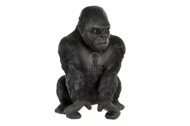 Gorilla Figura Statua Decorativa In Resina Modellino Per Arredamento Collezione