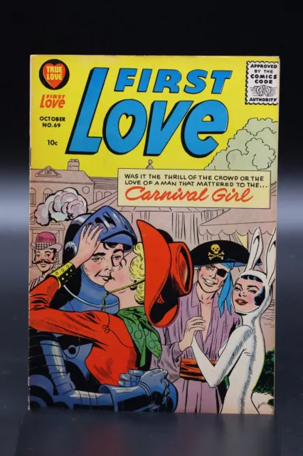 First Love Illustrated (1949) #69 Rare Jack Kirby Cvr 1956 Harvey Romance FN/VF