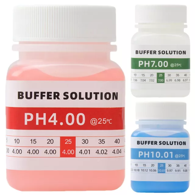 1.6oz PH Calibration Buffer Solution Kit (pH4.00 & 7.00& 10.01)