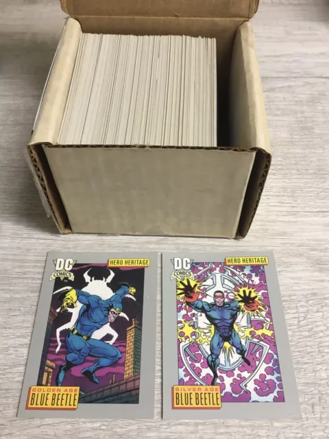 1991 DC Comics Cosmic Trading Cards COMPLETE BASE SET, #1-180 Superman Batman 5E