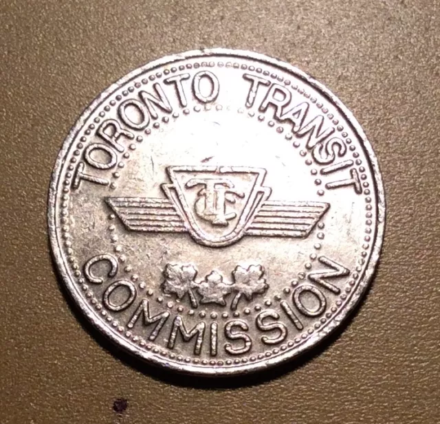 Toronto Transit Commission Token With Coat of Arms and TTC Sign!!!