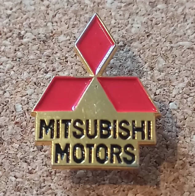 Pin's Mitsubishi Motors Auto Voiture Logo Sigle Emblème Vintage Pins Epinglette