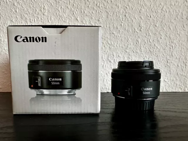 Canon EF 50 mm F/1.8 EF STM + Zubehörpaket