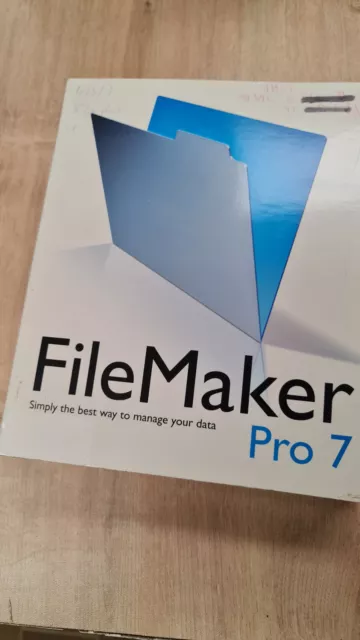 File Maker pro 7- MAC BIG BOX- MULTILANGUE - VINTAGE 2