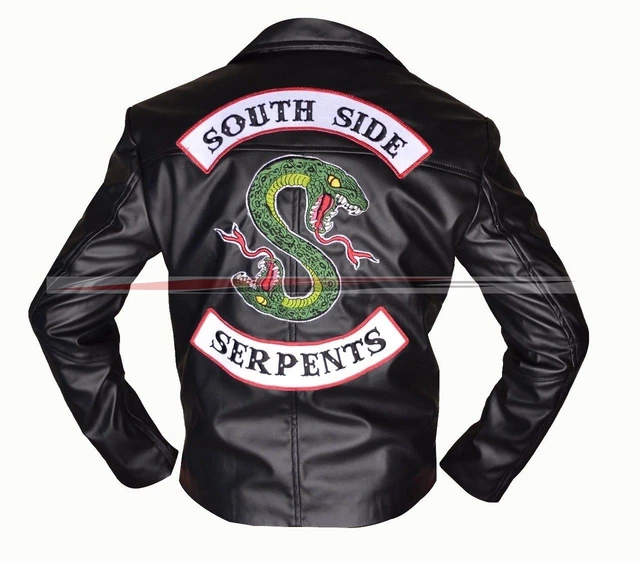 MEN S RIVERDALE SOUTHSIDE Serpents jughead jones Leather Biker Jacket 111.99 PicClick AU