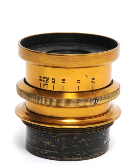 Thornton Pickard Beck Symmetrical lens f/8 Brass Lens