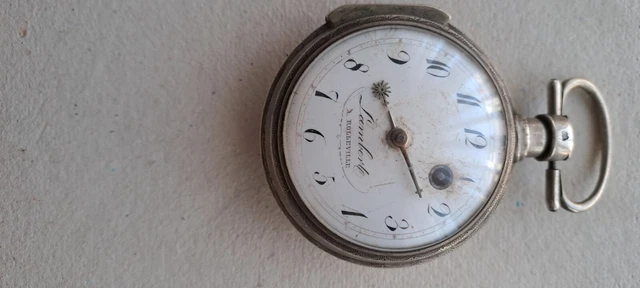 Montre De Poche Suisse à Restaurer – 3 Cadrans émaillés, Mouvement Mécanique Manuel