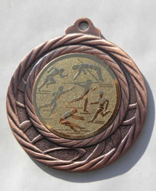 Medalla Grabado Tema "Atletismo" 40MM Grabado Personalización