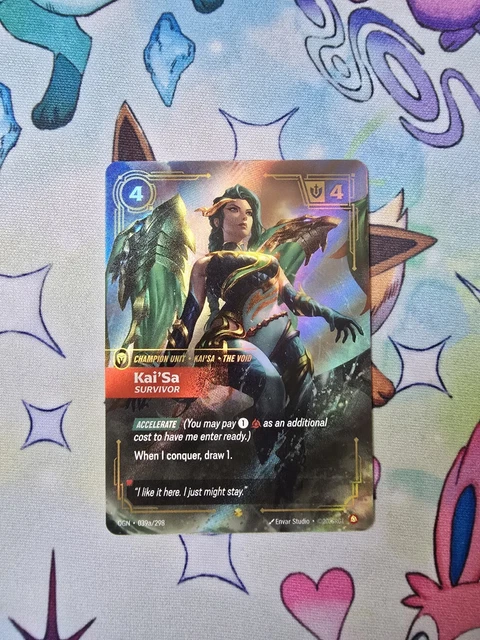 RIFTBOUND - KAI'SA Survivor Alt Art - OGN 039a/298 - Pack Fresh £55.30 ...