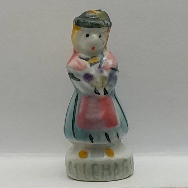 Fève Allemagne en porcelaine émaillée Aria Nordia 1993 (B22Q)