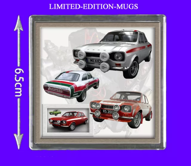Ford Escort Mk1 Rally Classic Car Fridge Magnet Gift, Mexico, Rs2000, Etc