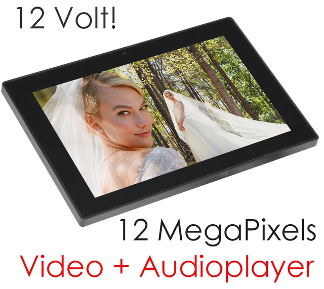 12 " 30cm Mediacom Cadres Media Player Lecteur Pour Films Musique MP4 MP3