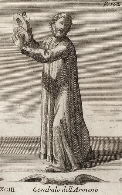 ZIMBEL - Bonanni - Westerhout - Kupferstich um 1716