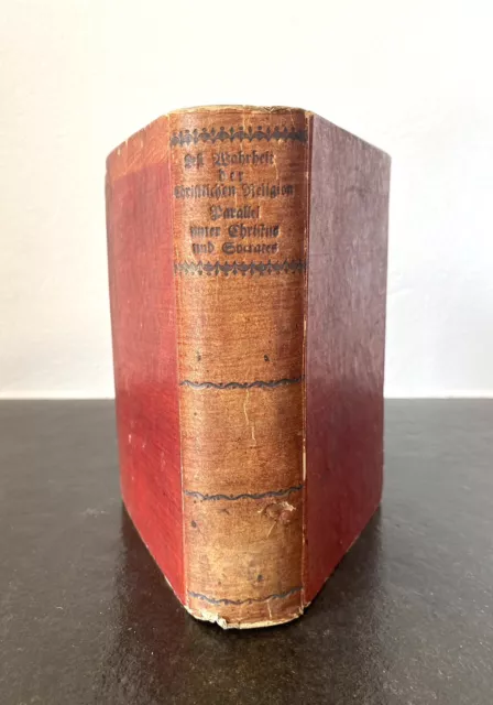 1776, Wahrheit der christlichen Religion - old, antique book