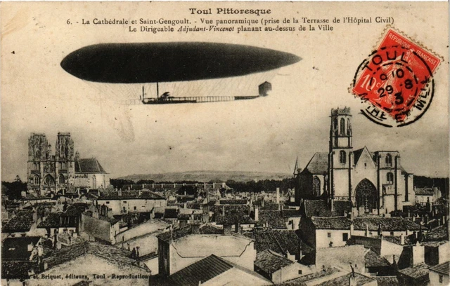 CPA AK TOUL - Aviation - The Cathedral and St-Gengoult (386499)
