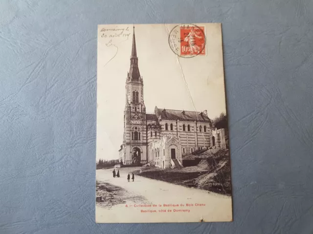 CPA / Carte postale ancienne - La basilique du Bois-Chenu Coté de DOMREMY (88)