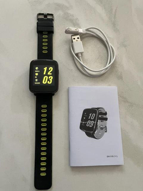 YAMAY SMARTWATCH SW018 con carica magnetica nero arancione per android iphone EUR 30 00 PicClick IT