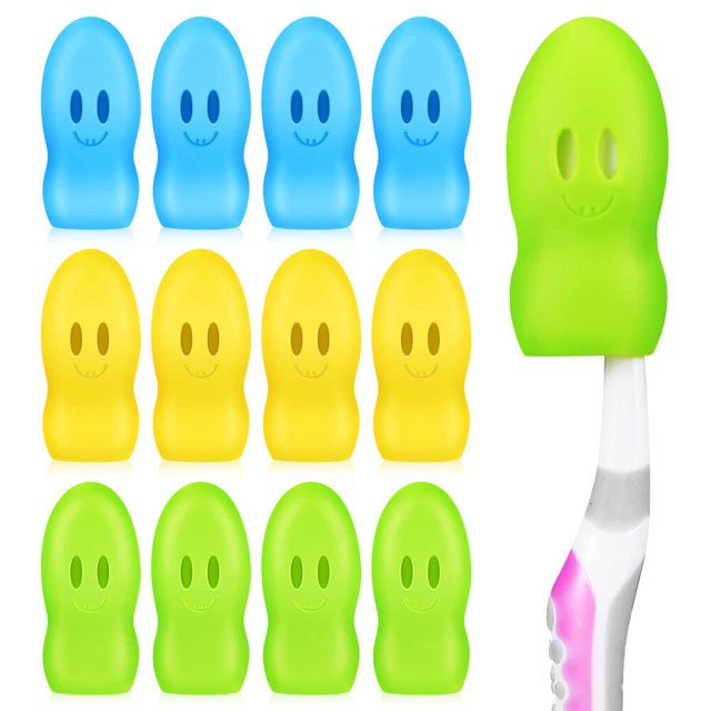 12 pz coperchi spazzolino da denti in silicone tappi protettivi per la casa