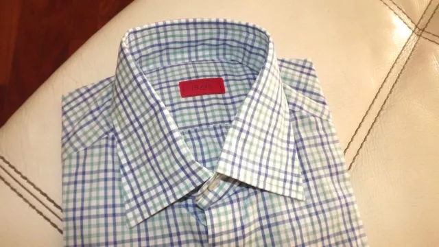 ISAIA NAPOLI SARTORIA CAMICIA   39 270,00  CARTELLINO COTONE FATTA A MANO sh1950