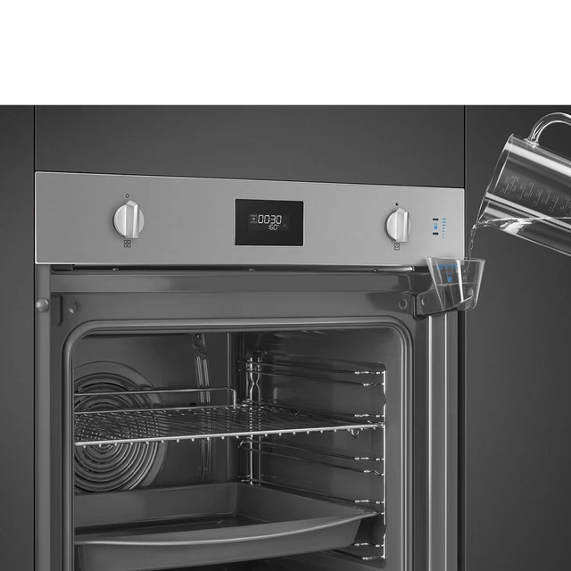 SMEG SO6401S2X Four Encastré Vapeur Combiné Fonction Pizza Vapor Clean 6