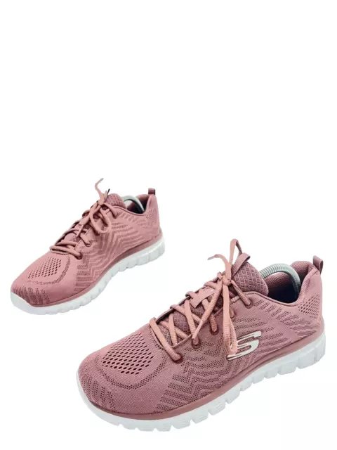 Skechers Get Connected Zapatillas Deportivas Rosas Para Mujeres T.41 US.11 UK.8