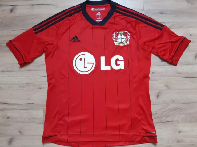 BAYERN LEVERKUSEN! 2013-14 shirt jersey trikot camiseta maglia! 5,5/6 ! L adult!