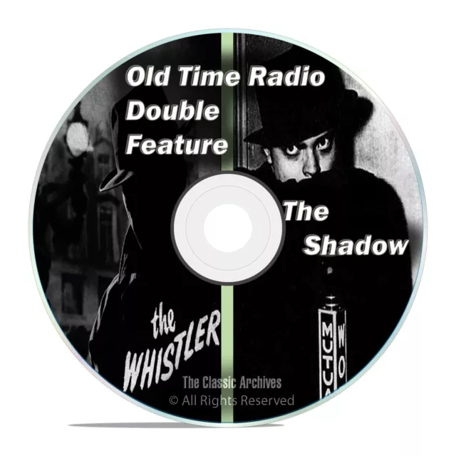 The Shadow, + The Whistler, 550 SHOWS, Old Time Radio, OTR, Suspense DVD-ROM F60