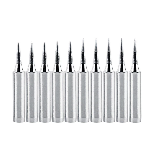 5 PCS 900M-T-B + 5 PCS 900M-T-I Lead-free Soldering Solder Iron Tips Rep...