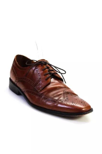 COLE HAAN MENS Leather Oxford Dress Shoes Brown Size 10 Medium $40.81 ...