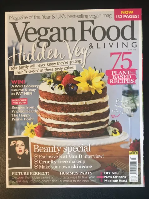 Vegan Food & Living Magazine - June 2018 - VG+